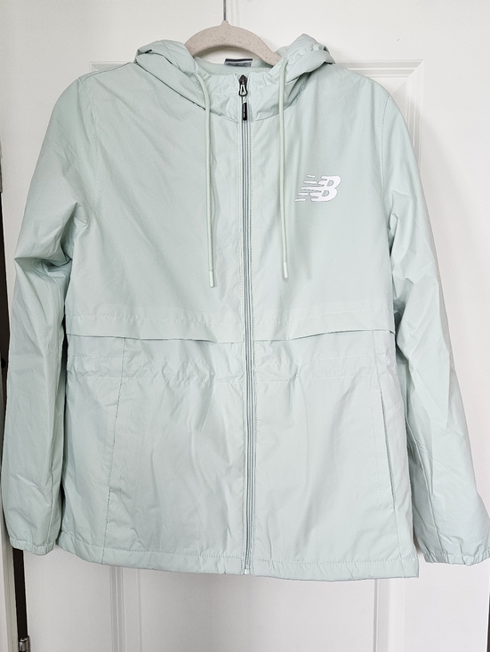 New Balance Jackets & Blazers - New Balance Fleece Lined Hooded Jacket Mint Green Women’s Medium Running Athleti